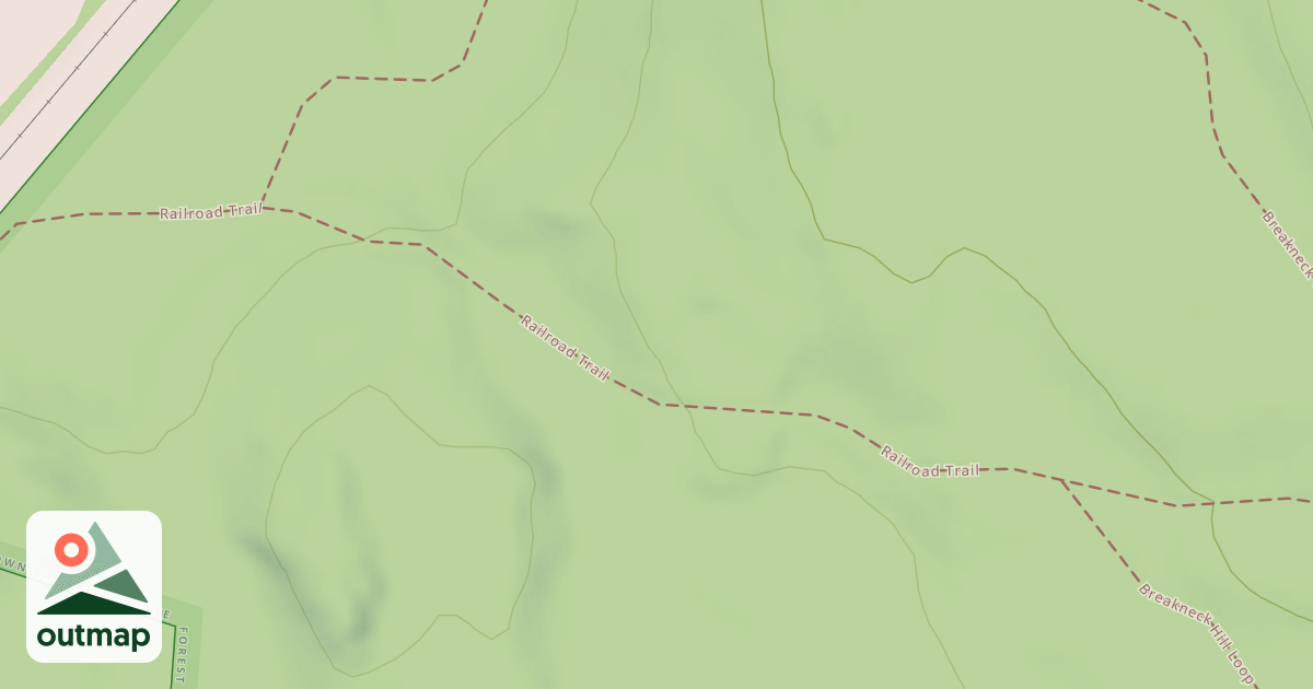 Map of Railroad Trail