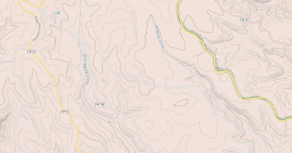 Map preview of USFS Motor Vehicle Use Map Roads {87D736FE-BF36-4656-B30E-6D2AFB9C8DC8}