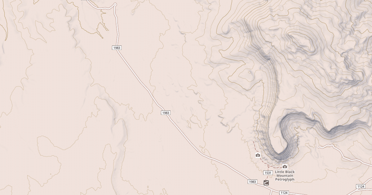 Map preview of BLM National GTLF Public Motorized Roads 011d593f-aac9-463b-ad58-962ac0f1bf8e