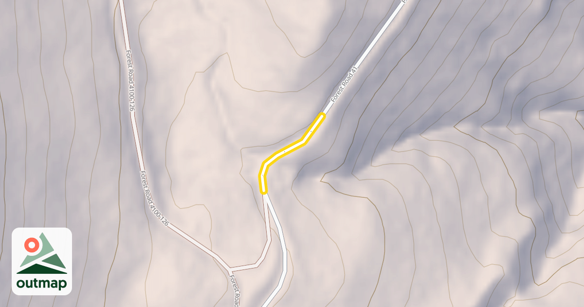 Map of Forest Road 41