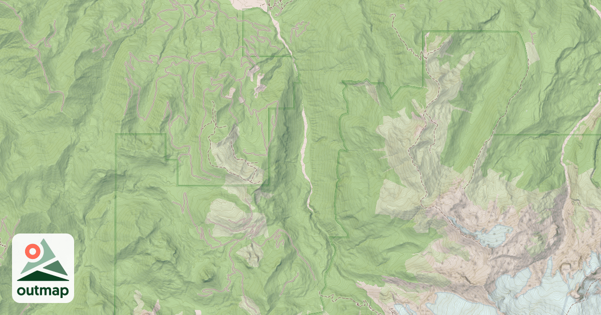Map of Glacier Creek Snowmobile 39