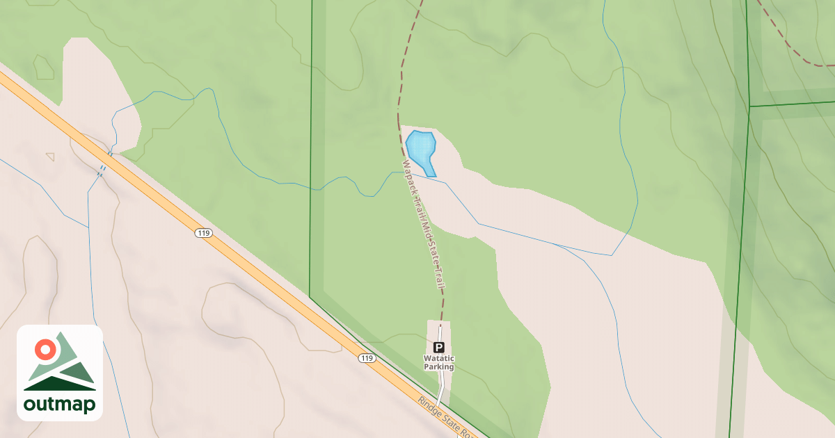 Map of Midstate Trail