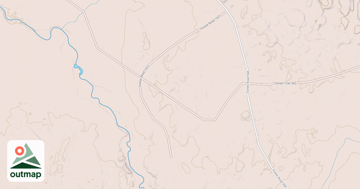 Map of FR 1557