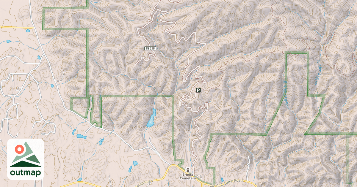 Map of MUSKRAT CREEK