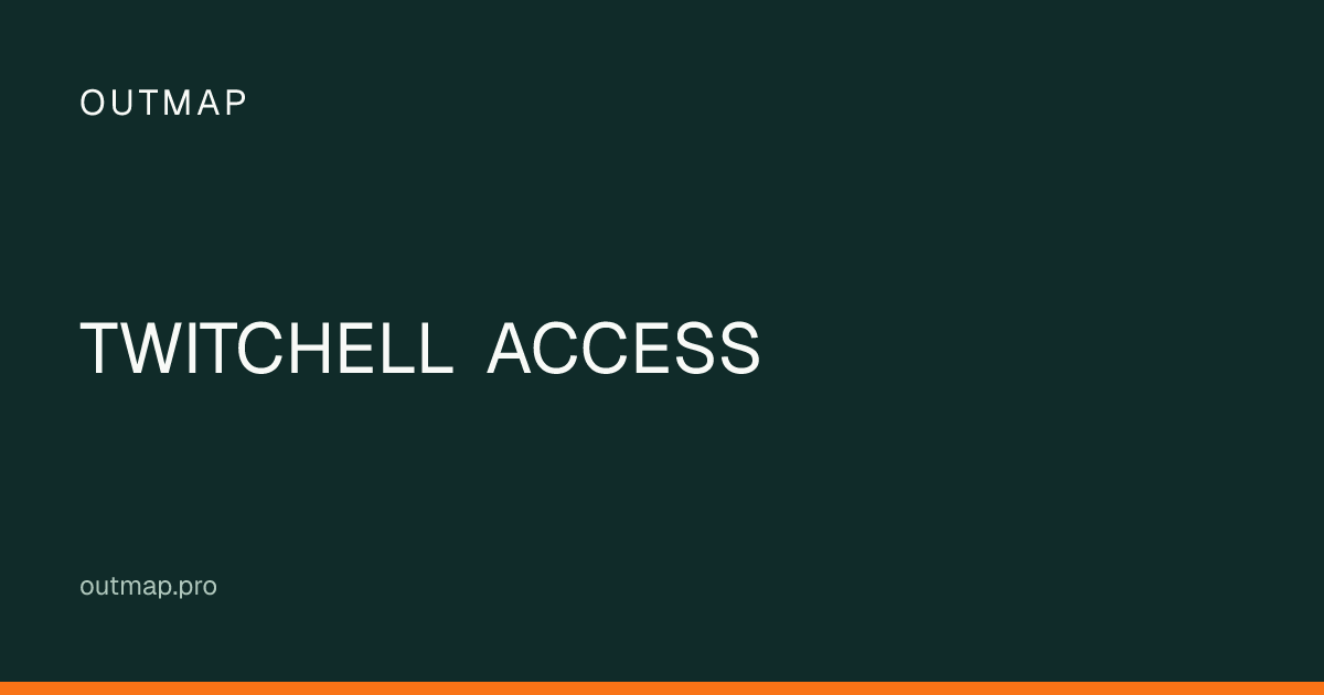 Map of TWITCHELL ACCESS