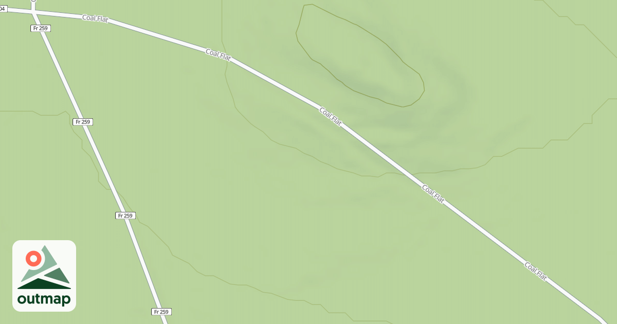 Map of COAL FLAT