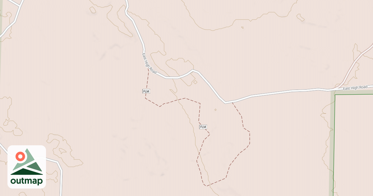 Map of Foreman Lake Motorcycle Trail