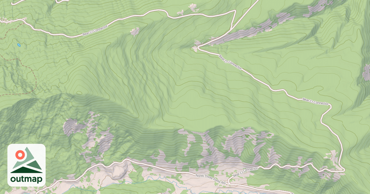 Map of Bear Cr Connector