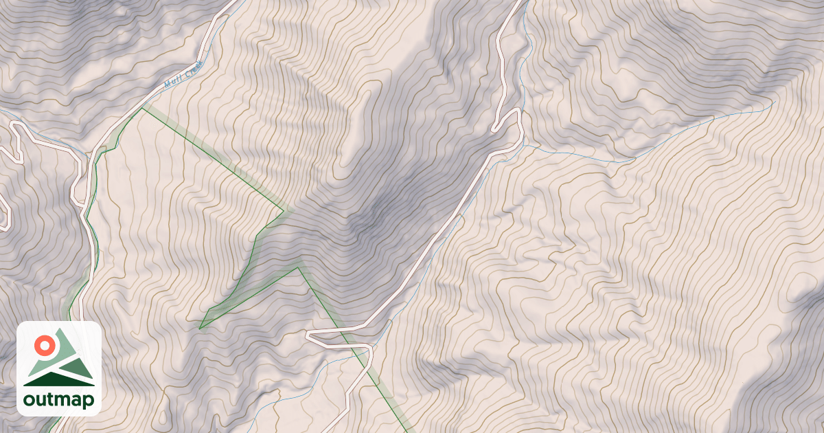 Map of BEECH FLAT CREEK