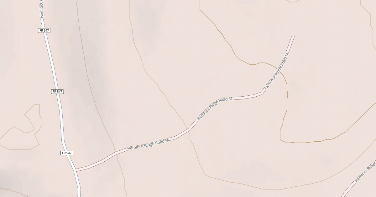 Map preview of HEMLOCK RIDGE M