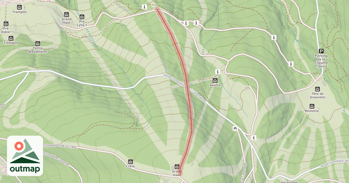 Map of Le Cerf