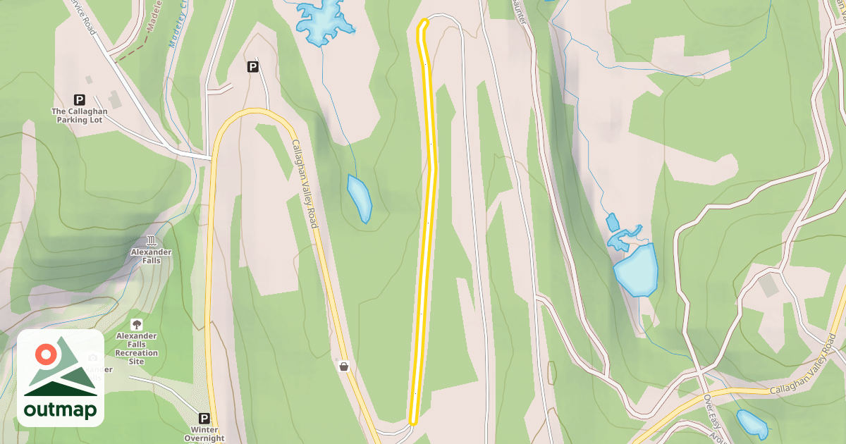 Map of Porter's Glide