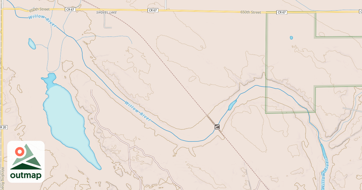 Map of Soo Line North: Aitkin