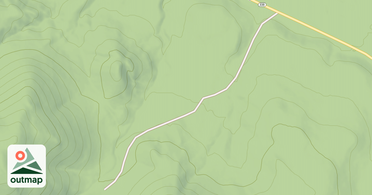 Map of DRAINAGEWAY SPUR ROAD