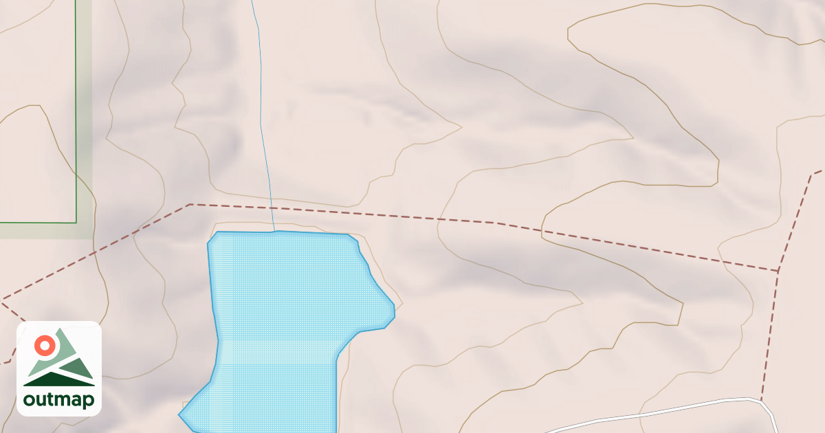 Map of Stevens Forest - Lucas Unit Trails
