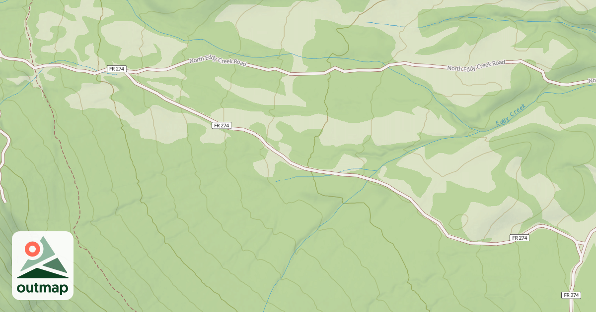Map of EDDY CREEK