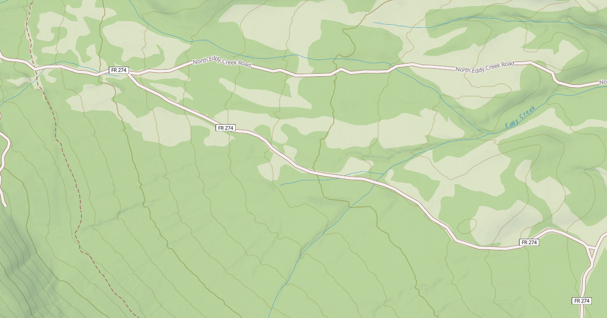 Map preview of EDDY CREEK