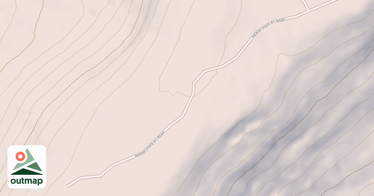 Map of BEAVER POINT A1