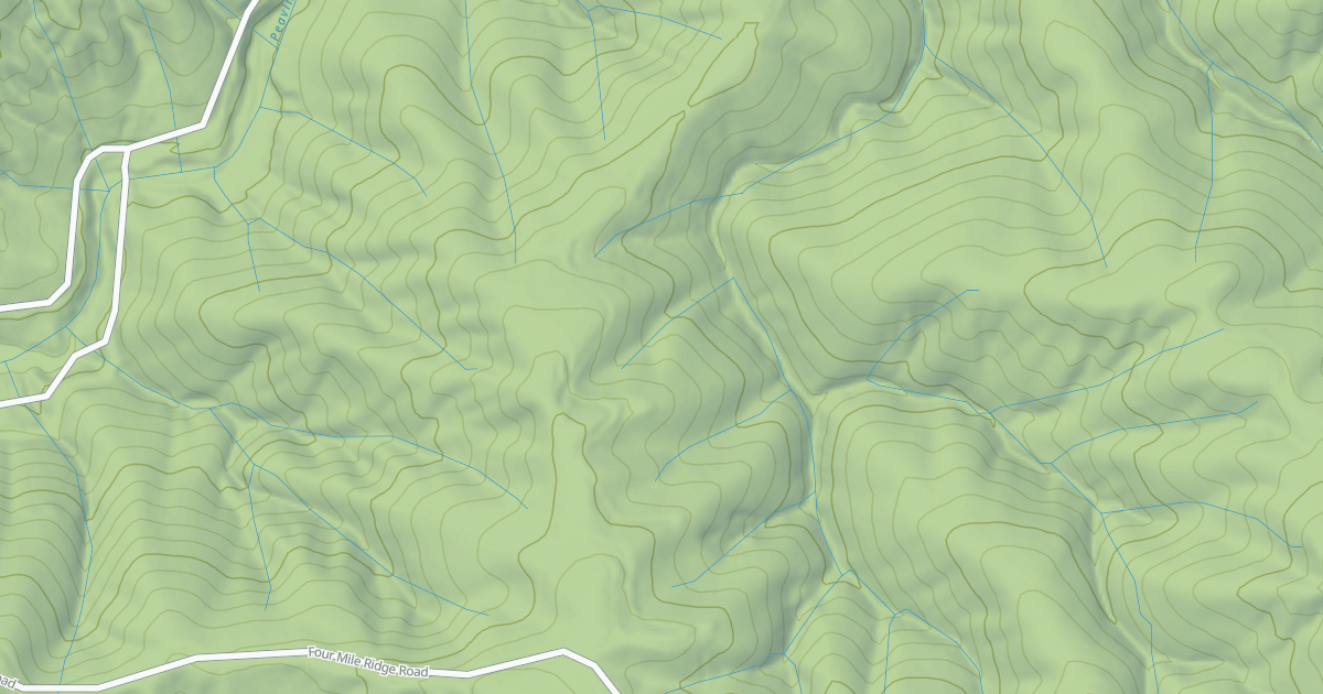 Map preview of FOUR MILE RIDGE SPUR A