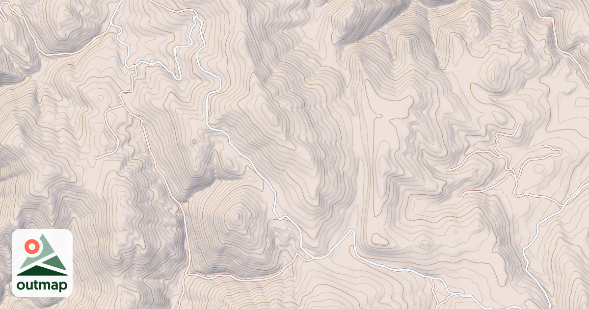 Map of BIG BASIN RIDGE