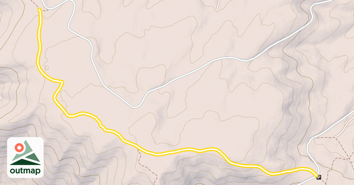 Map of Buckskin Morgan Ridge Trail
