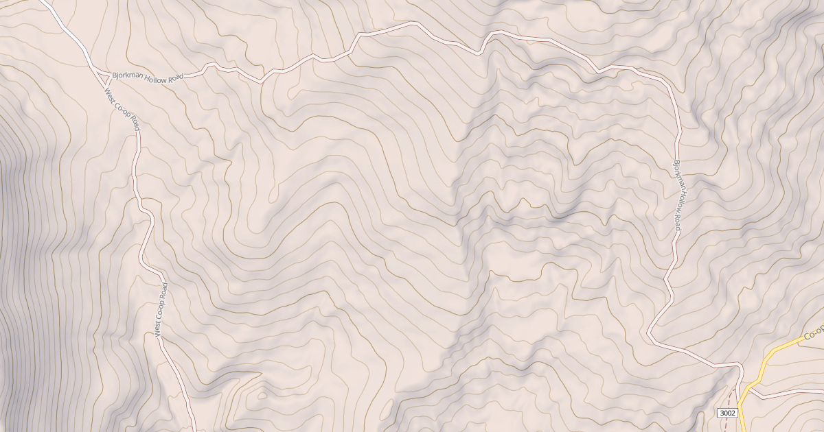 Map preview of BJORKMAN HOLLOW