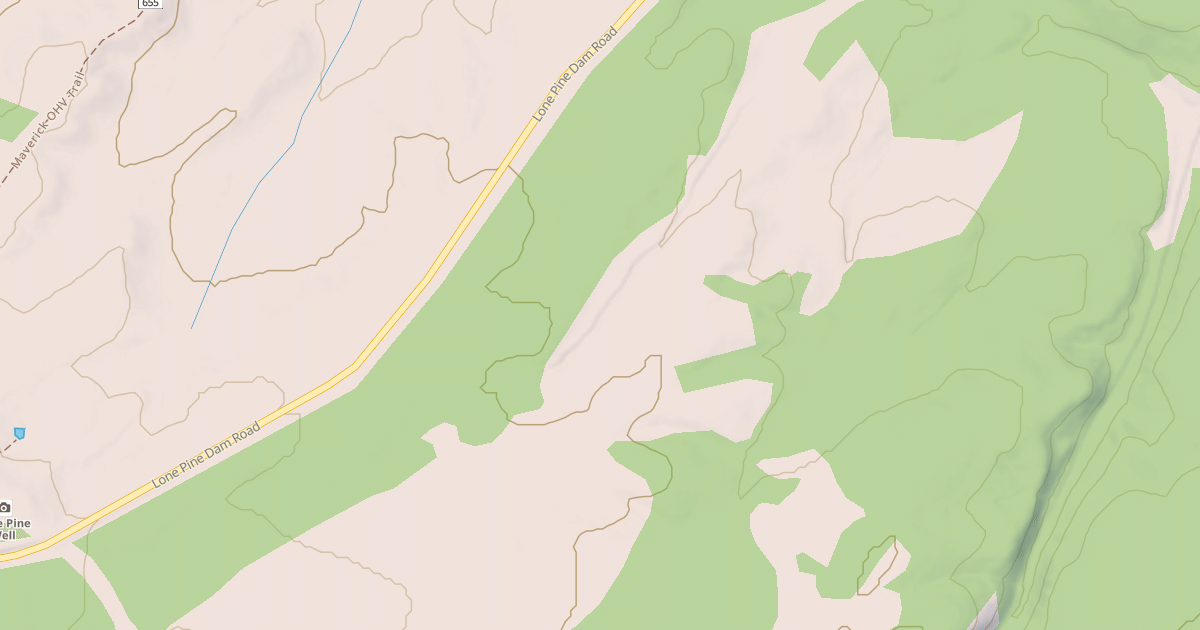 Map preview of USFS National Forest System Roads {D1F292B1-B252-4C26-9EFF-1AB72CA6F296}