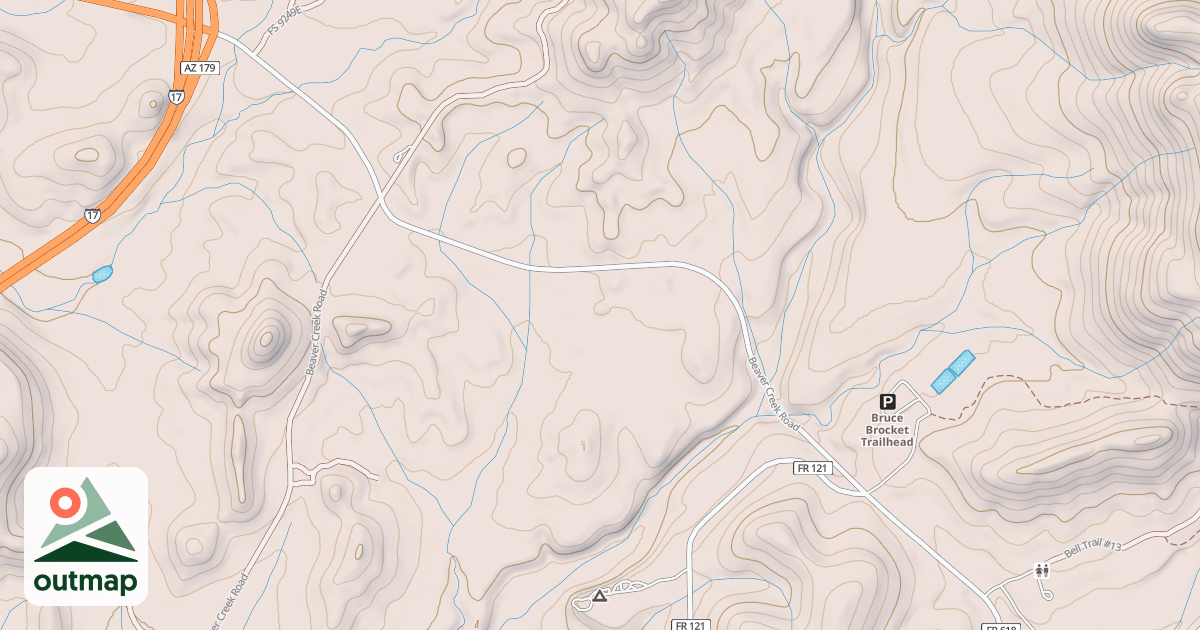 Map of BEAVER CREEK