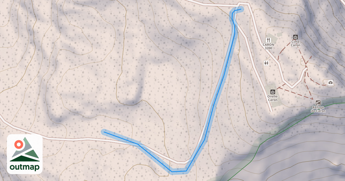 Map of Col de l'Audzin