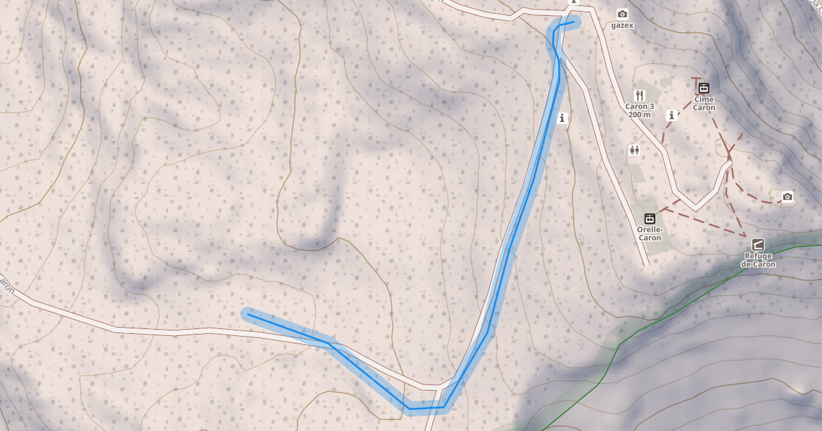 Map preview of Col de l'Audzin