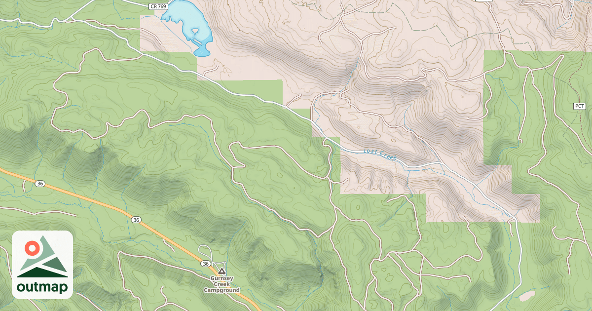 Map of LOST CR