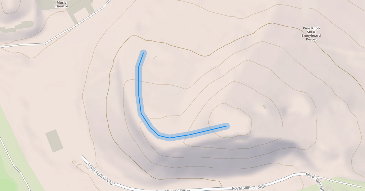 Map preview of Cedar Bowl