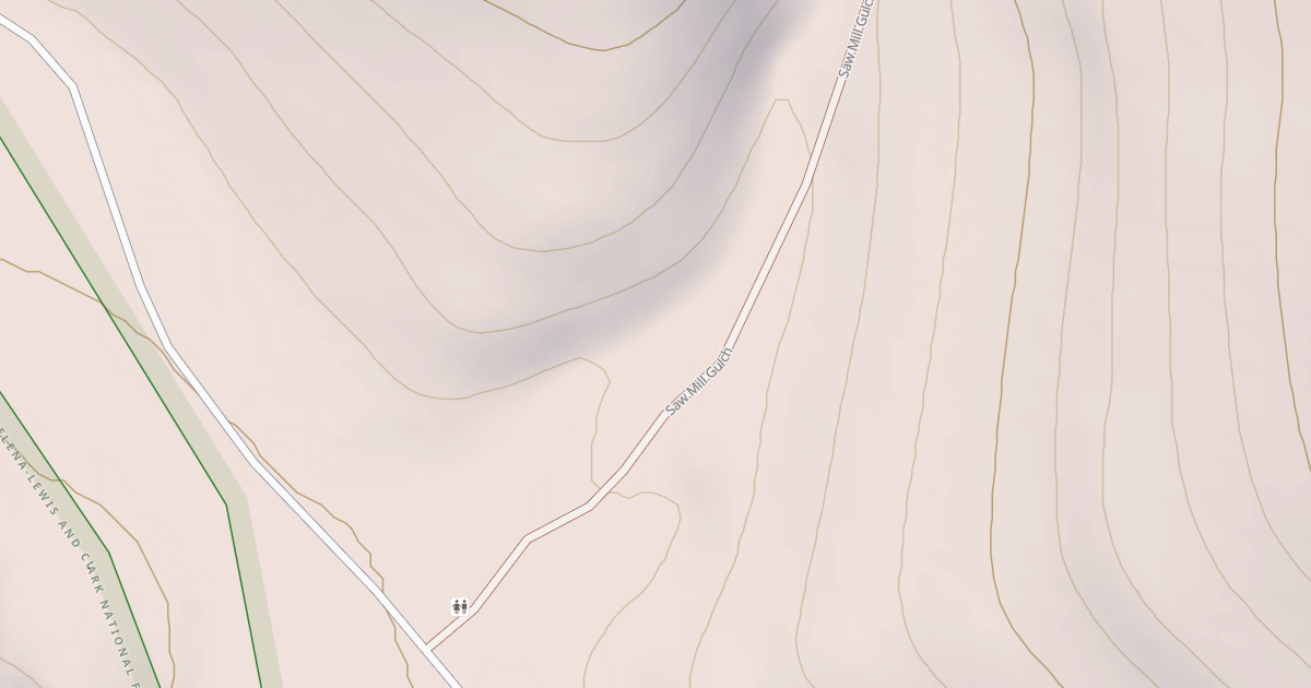 Map preview of SAWMILL GULCH