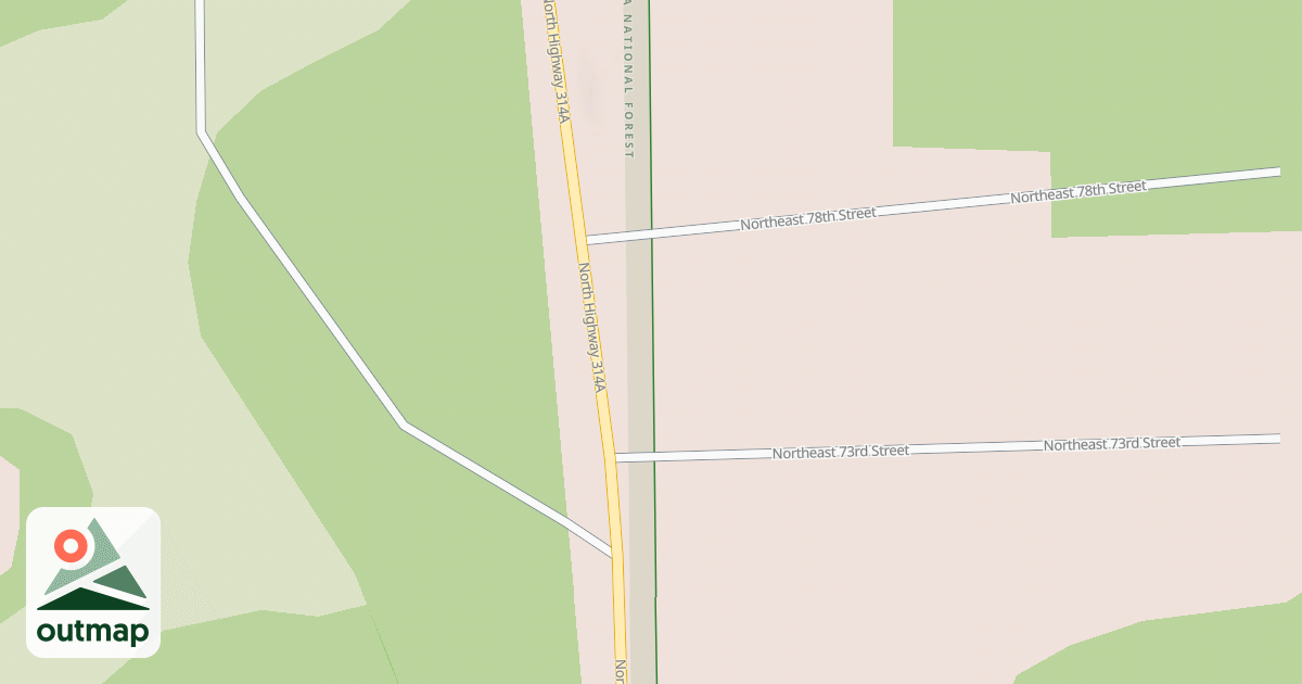 Map of USFS Motor Vehicle Use Map Roads {0000A57B-20B5-4BEE-97ED-54FCE154664A}