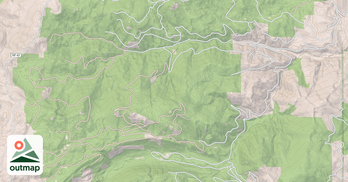 Map of County Line Snowmobile