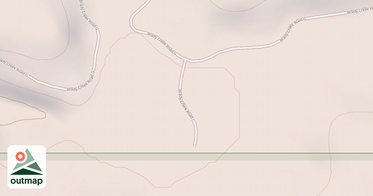 Map of BRADY CREEK I