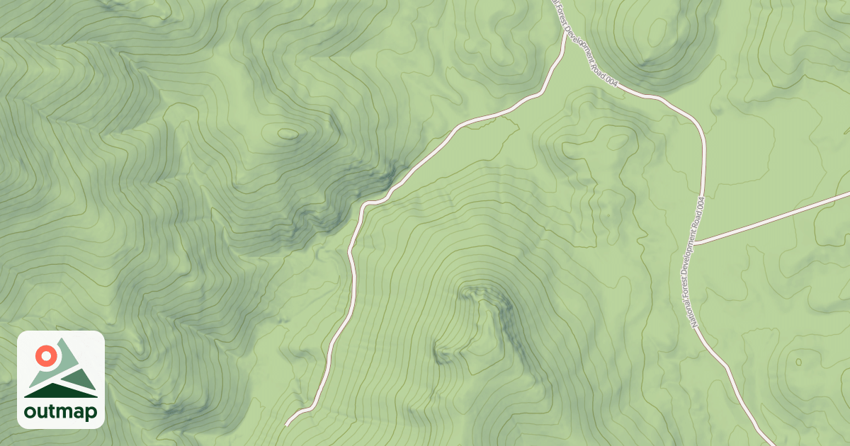 Map of BROCK CANYON ROAD
