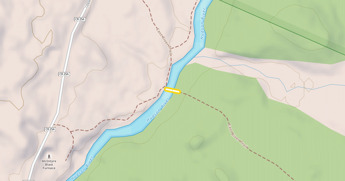Map preview of Hudson River Bridge