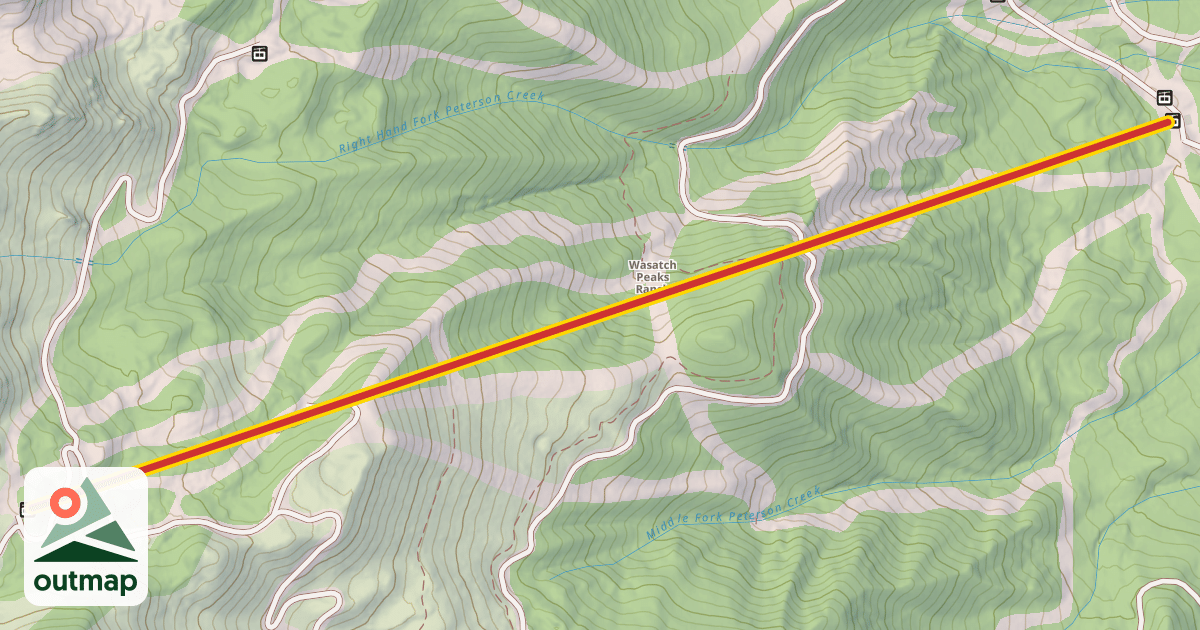 Map of Diamond Peak