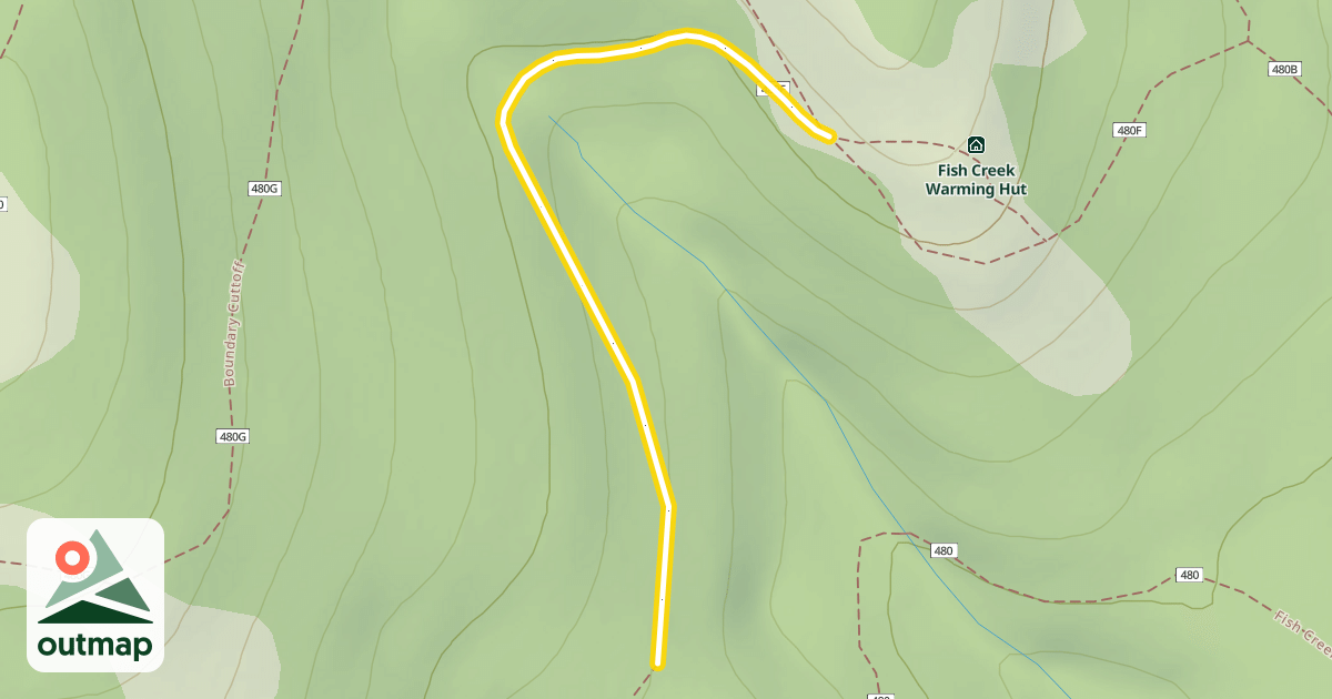 Map of Debbies Cuttoff