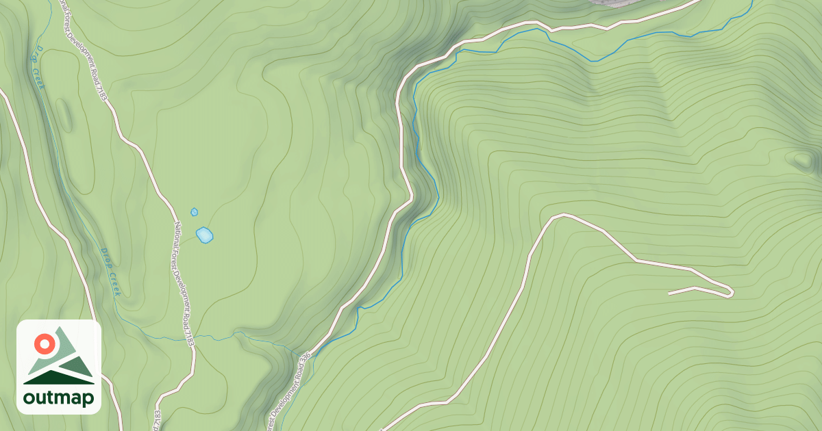 Map of East Pipe/big Creek  Snowmobl