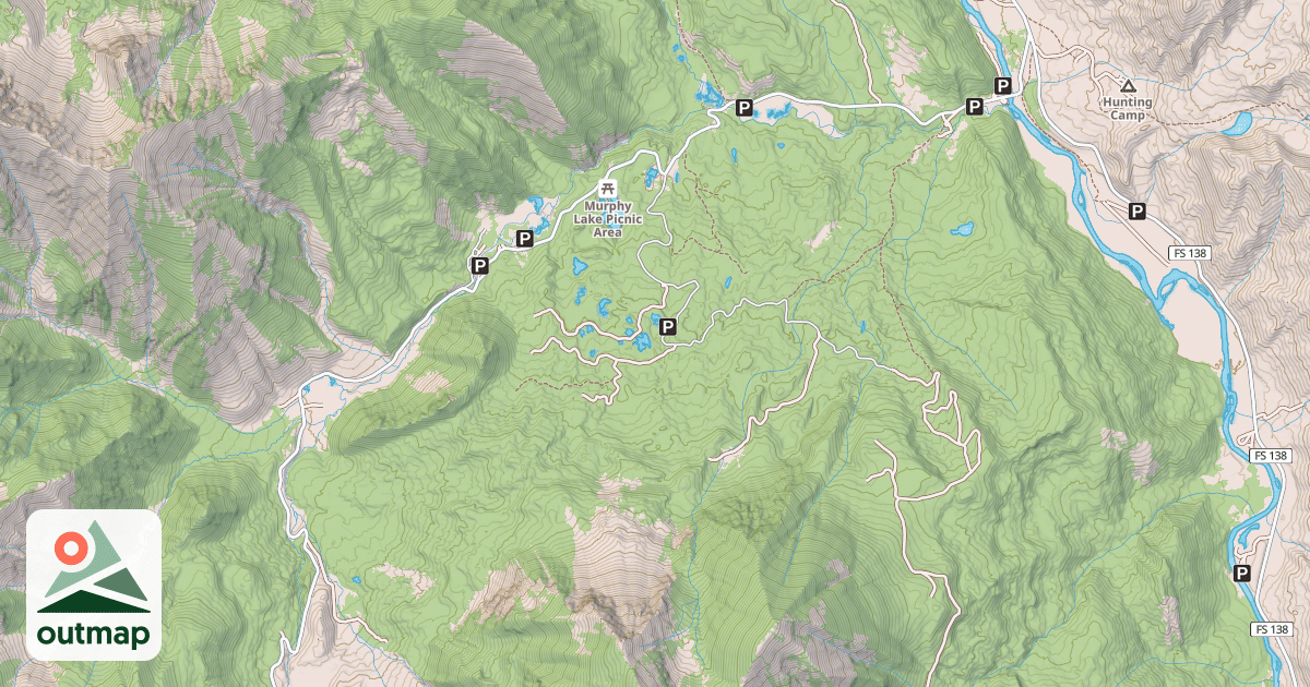 Map of MURPHY CREEK