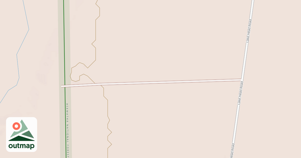 Map of BREVOORT CAMP SPUR B