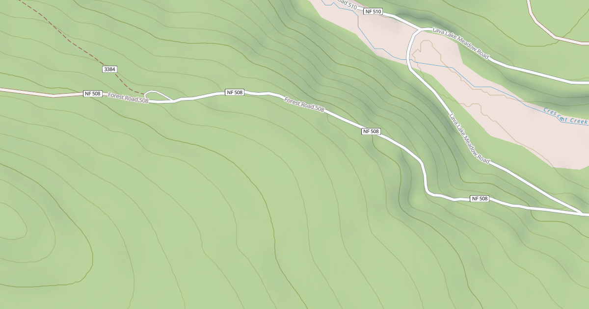 Map preview of MAUDE CREEK RD