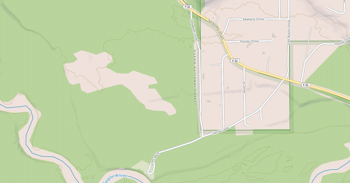 Map preview of DAVIS REST STOP