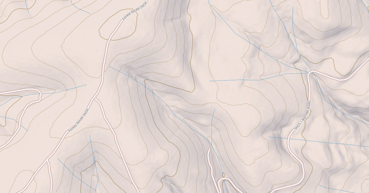 Map preview of USFS Motor Vehicle Use Map Trails 322043010602