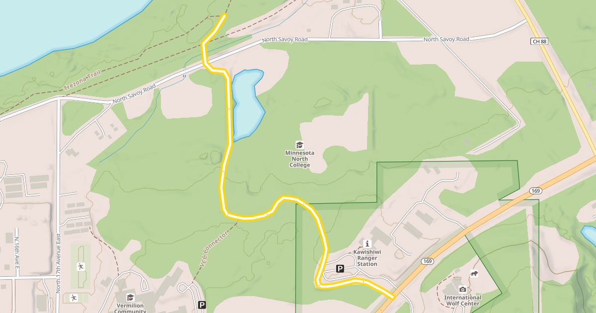 Map preview of Mesabi Range Trail