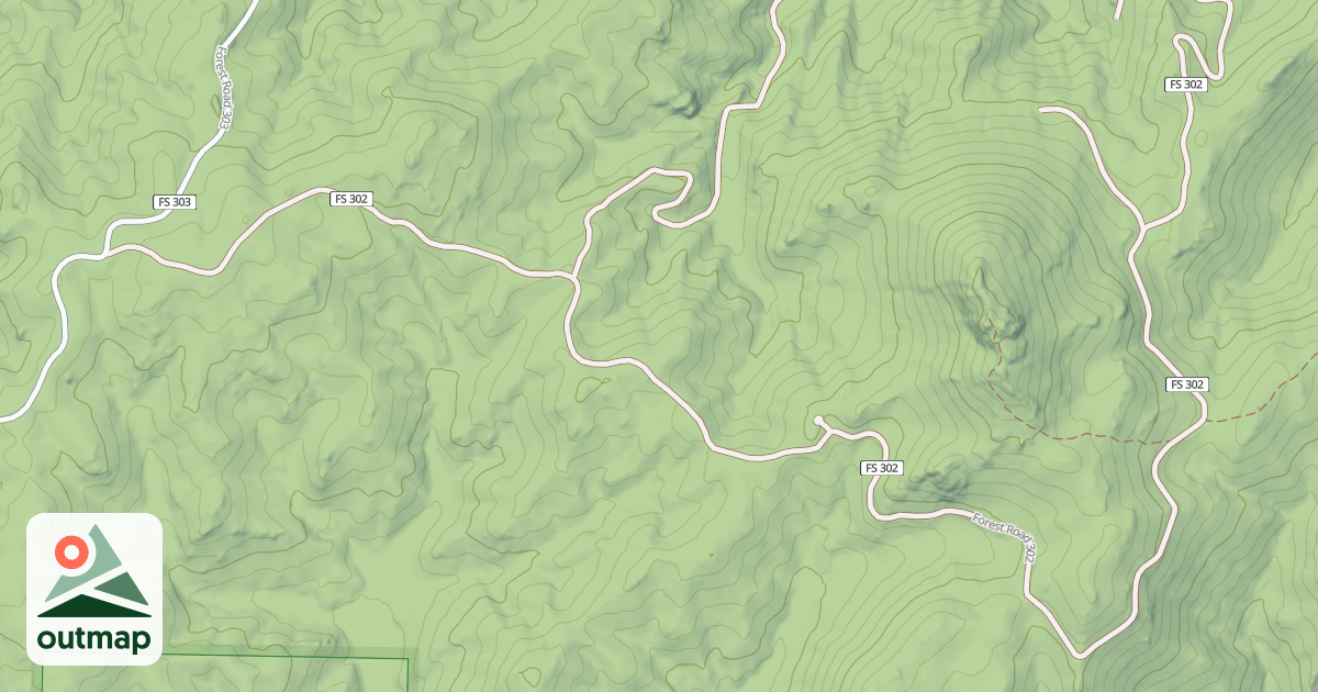 Map of ORMES PEAK