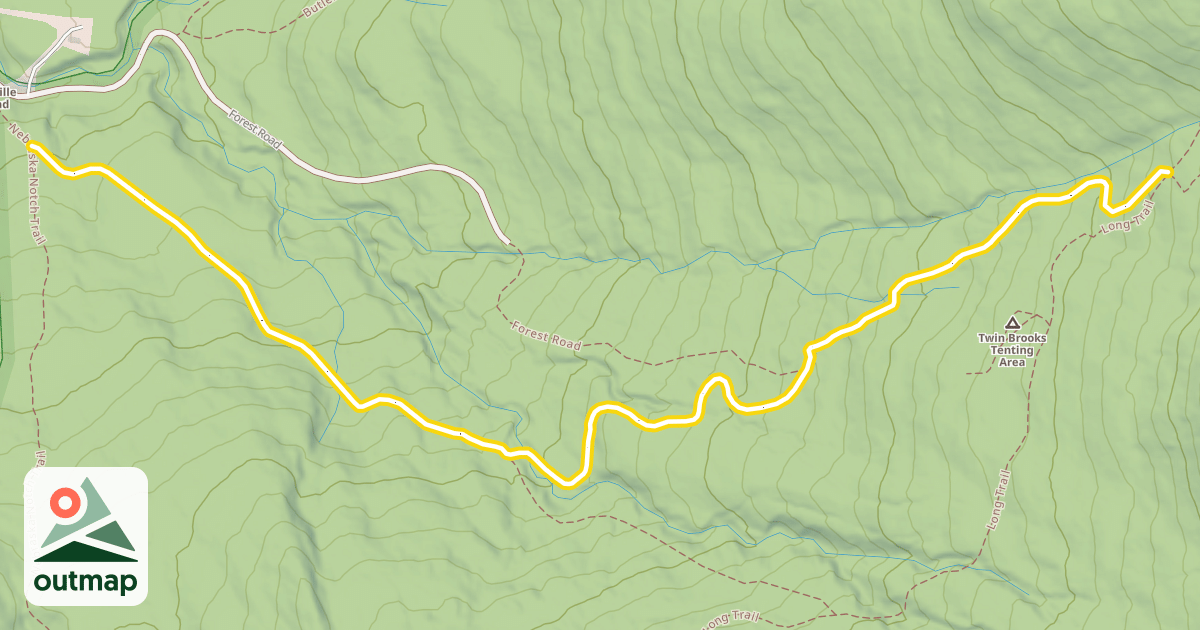 Map of Overland XC Trail