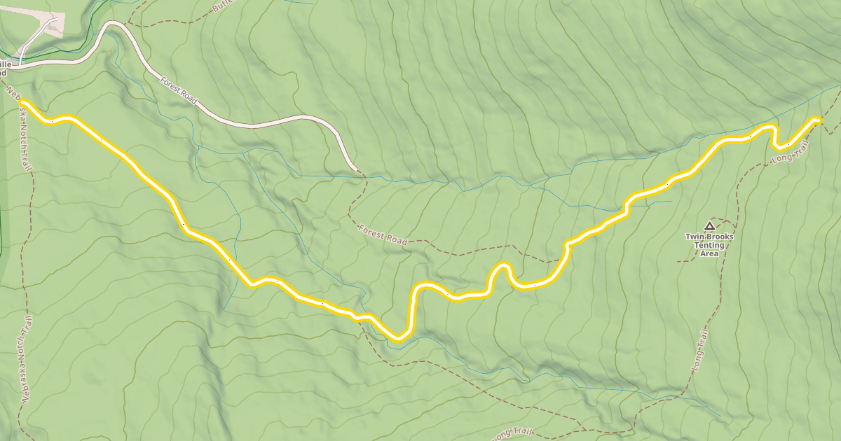 Map preview of Overland XC Trail